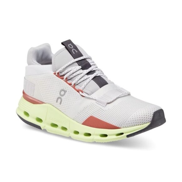 On Cloudnova Limelight Mesh Running Shoes Men sz 13 - Picture 1 of 14